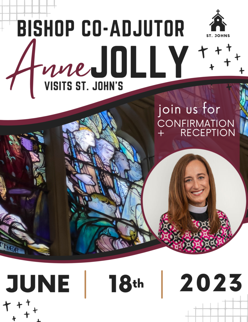 Bishop Co-Adjutor Anne B. Jolly To Visit St. John’s – Saint John's ...